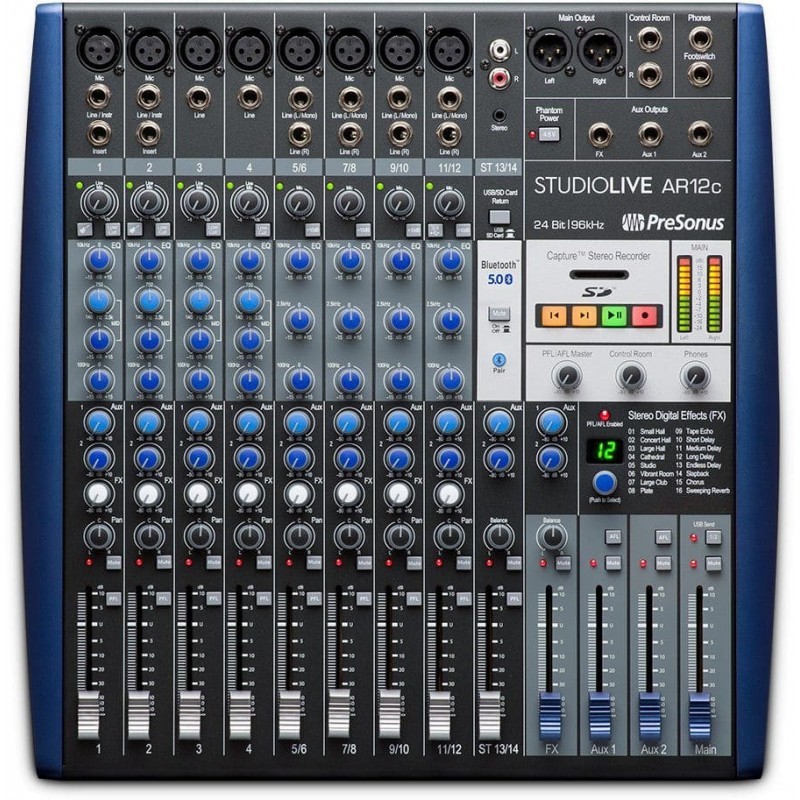 PreSonus StudioLive Mixer AR12c USB